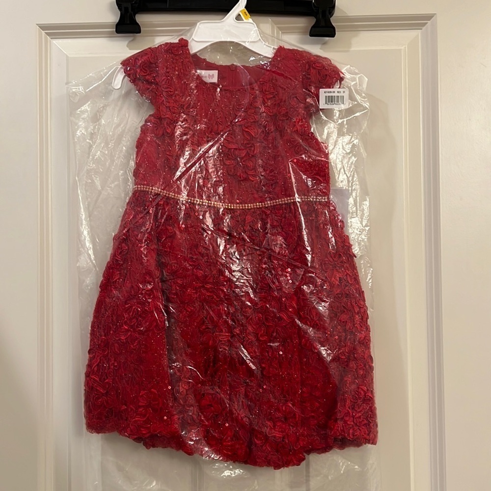Bonnie Jean girls Christmas dress